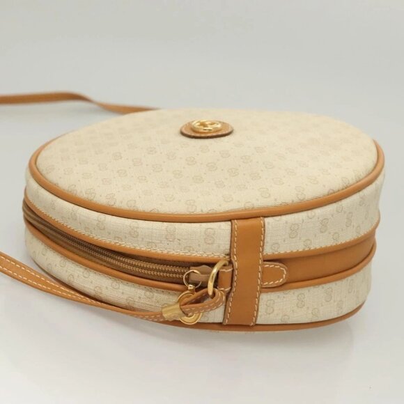 GUCCI Micro GG Supreme Shoulder Bag PVC Beige Gold 007 115 0088 Auth BA3970 - Picture 4 of 16